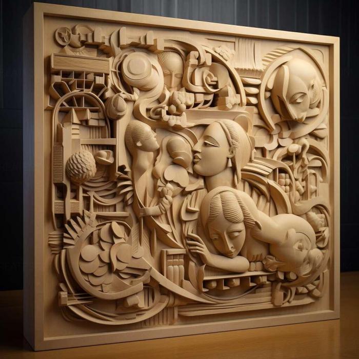 نموذج ثلاثي الأبعاد لآلة CNC 3D Art 